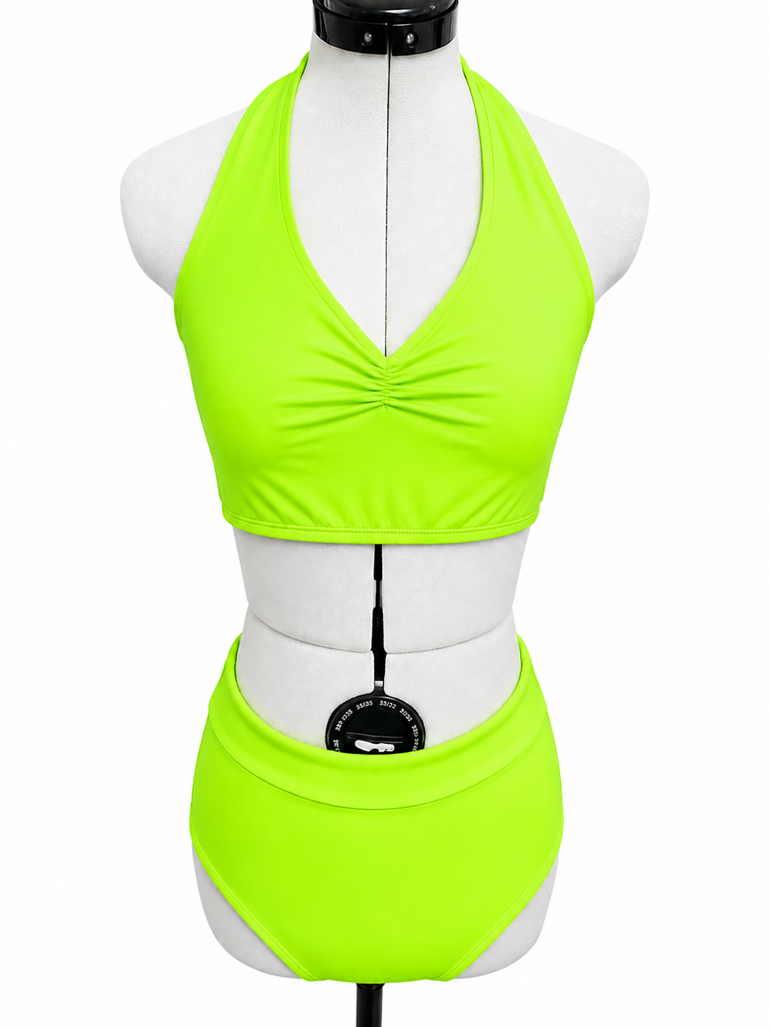 Neon Josephine Semi Custom 2 piece Halter Dance Costume Base | Contemporary Performance Dance wear Set